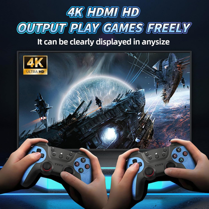 X2 Gaming Console, PLUS BLUE 4K HD Video Games, +30000 Retro Games
