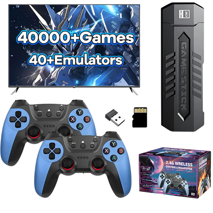X2 Gaming Console, PLUS BLUE 4K HD Video Games, +30000 Retro Games